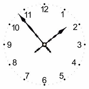 Clock dial can be added to images before printing
